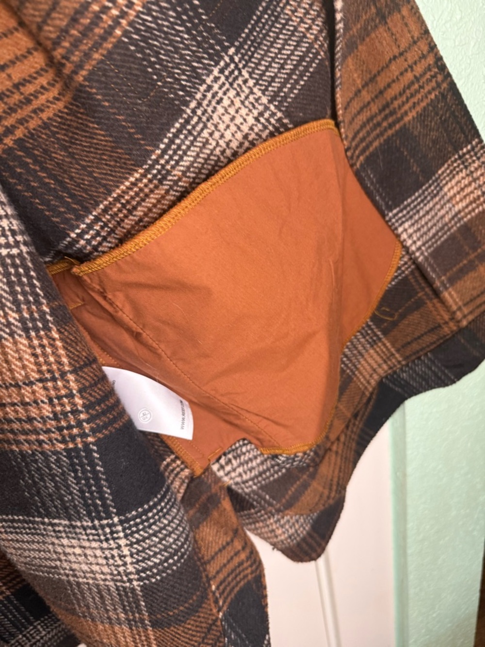Reef Plaid Button-Up Shacket - Picture 5 of 7